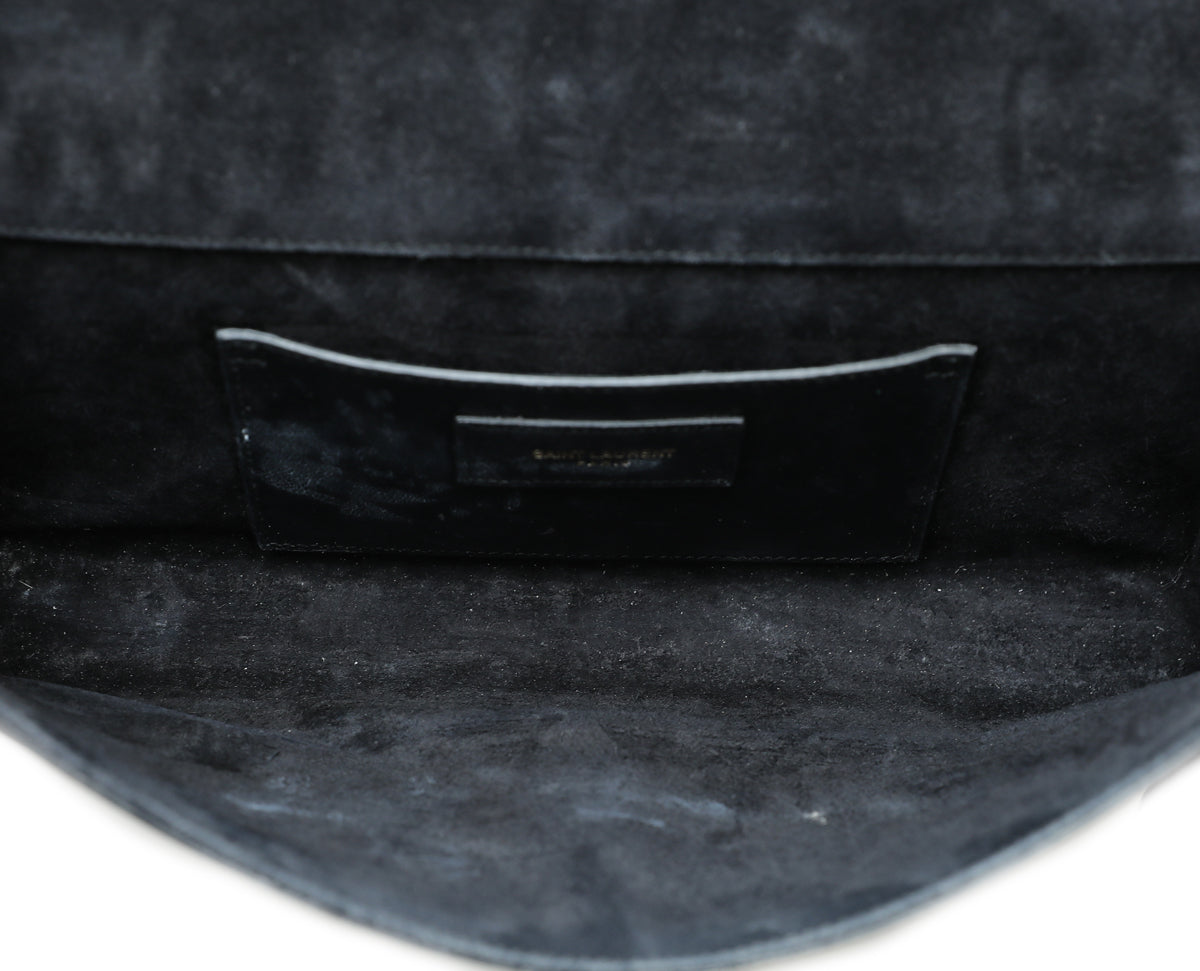 YSL Black Kate Clutch