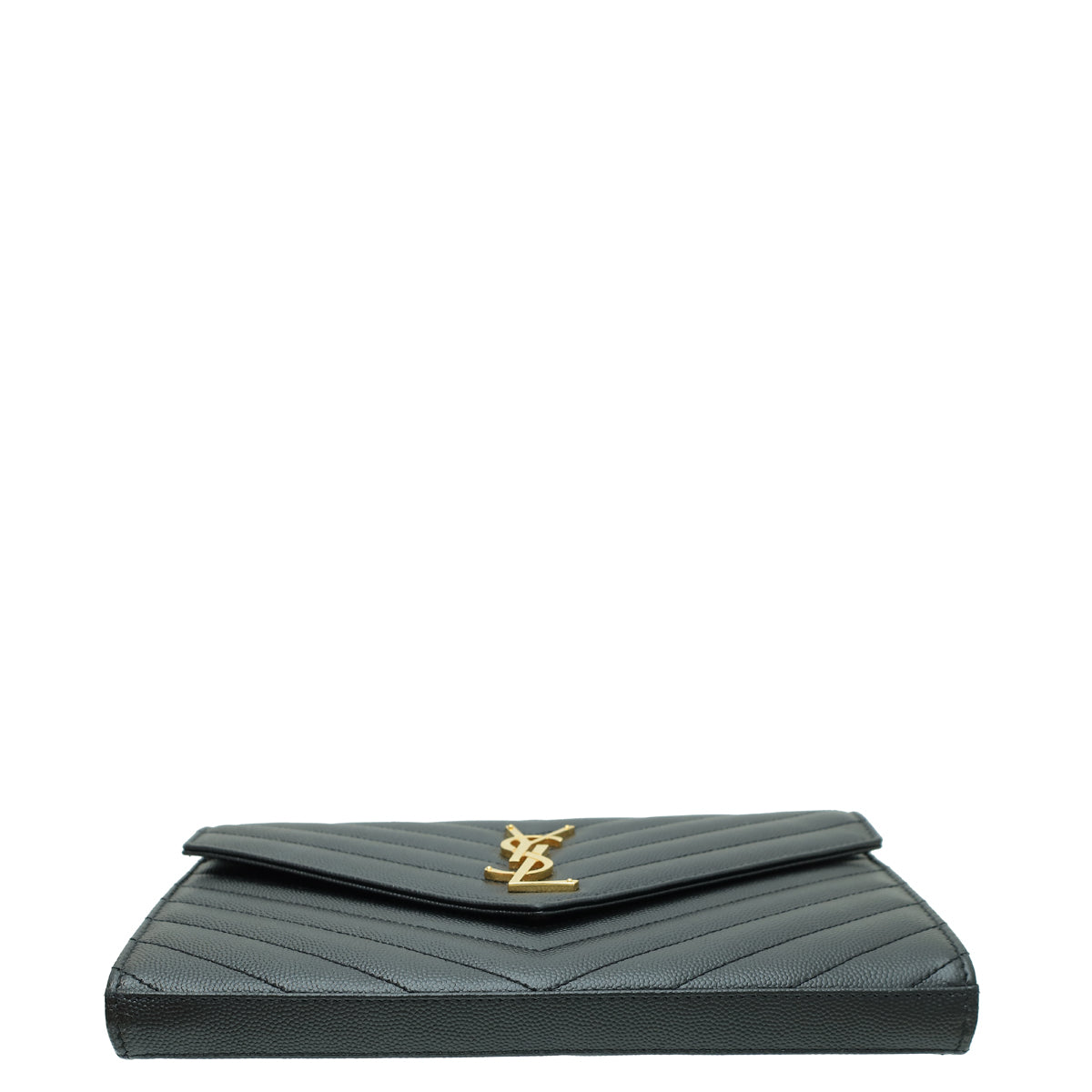 YSL Black Classic Cassandre Chain Wallet