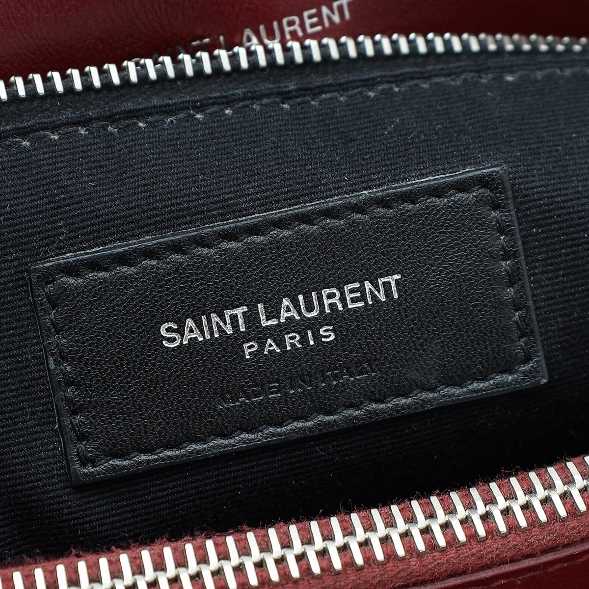 YSL Dark Red Loulou Medium Bag