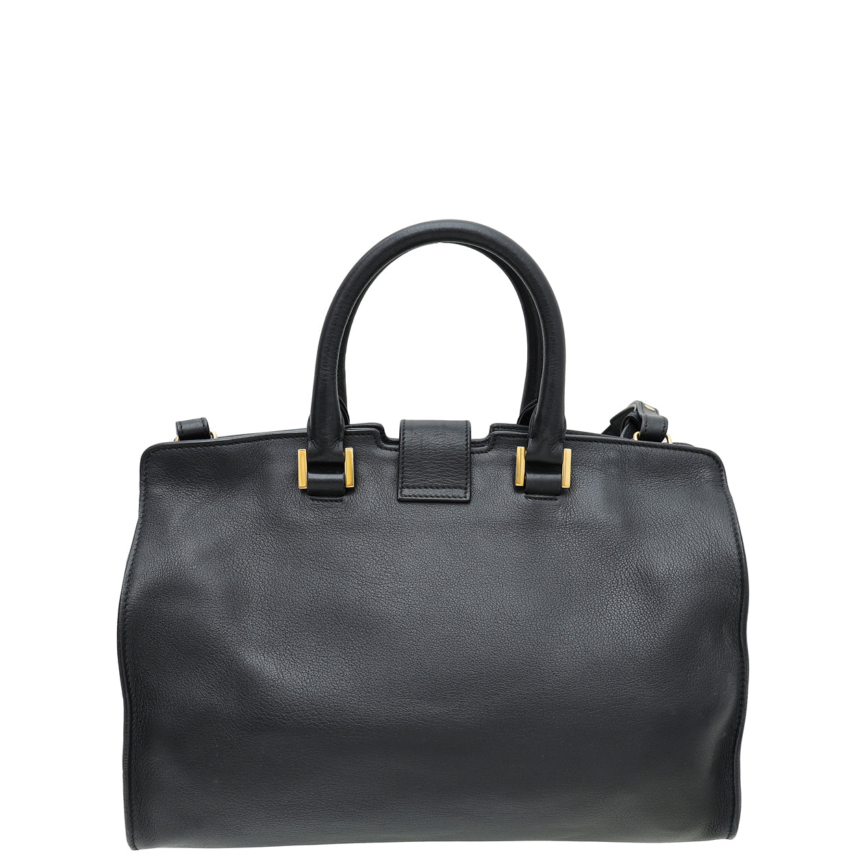 YSL Black Classic Y Cabas Small Tote Bag