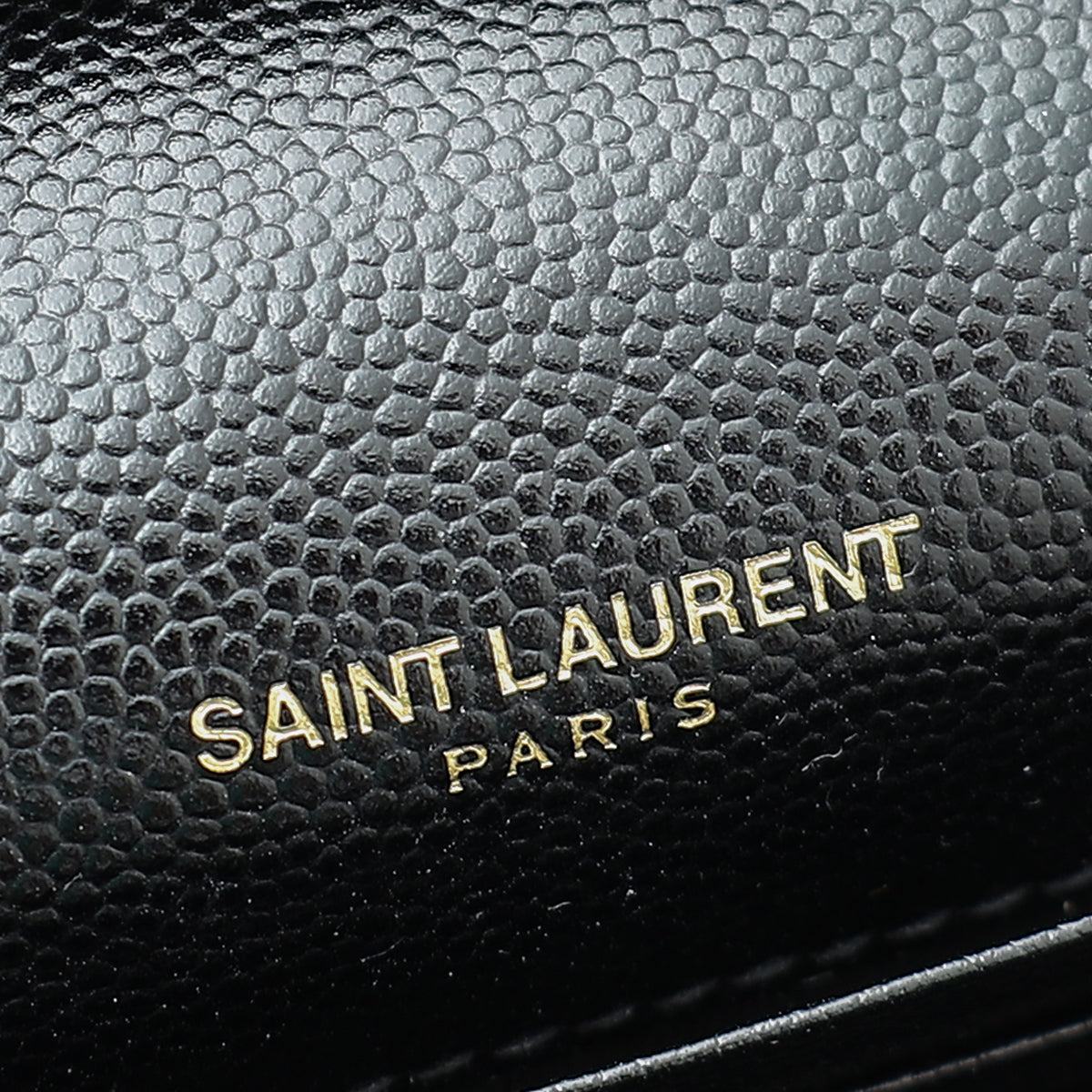 YSL Black Cassandre Chain Wallet