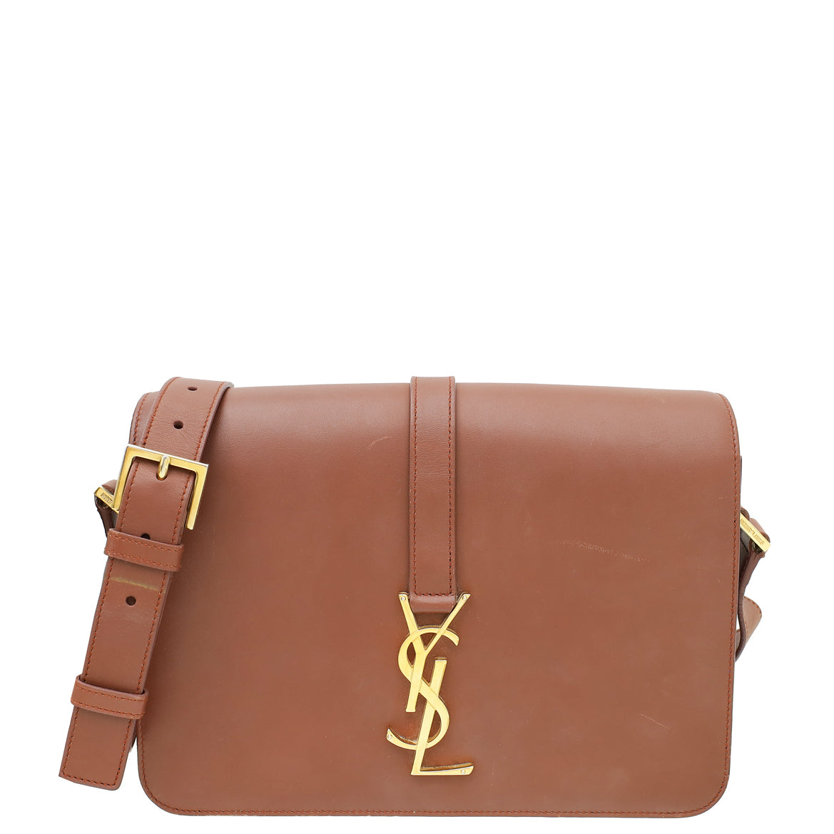 YSL Brown Monogram Universite Medium Bag