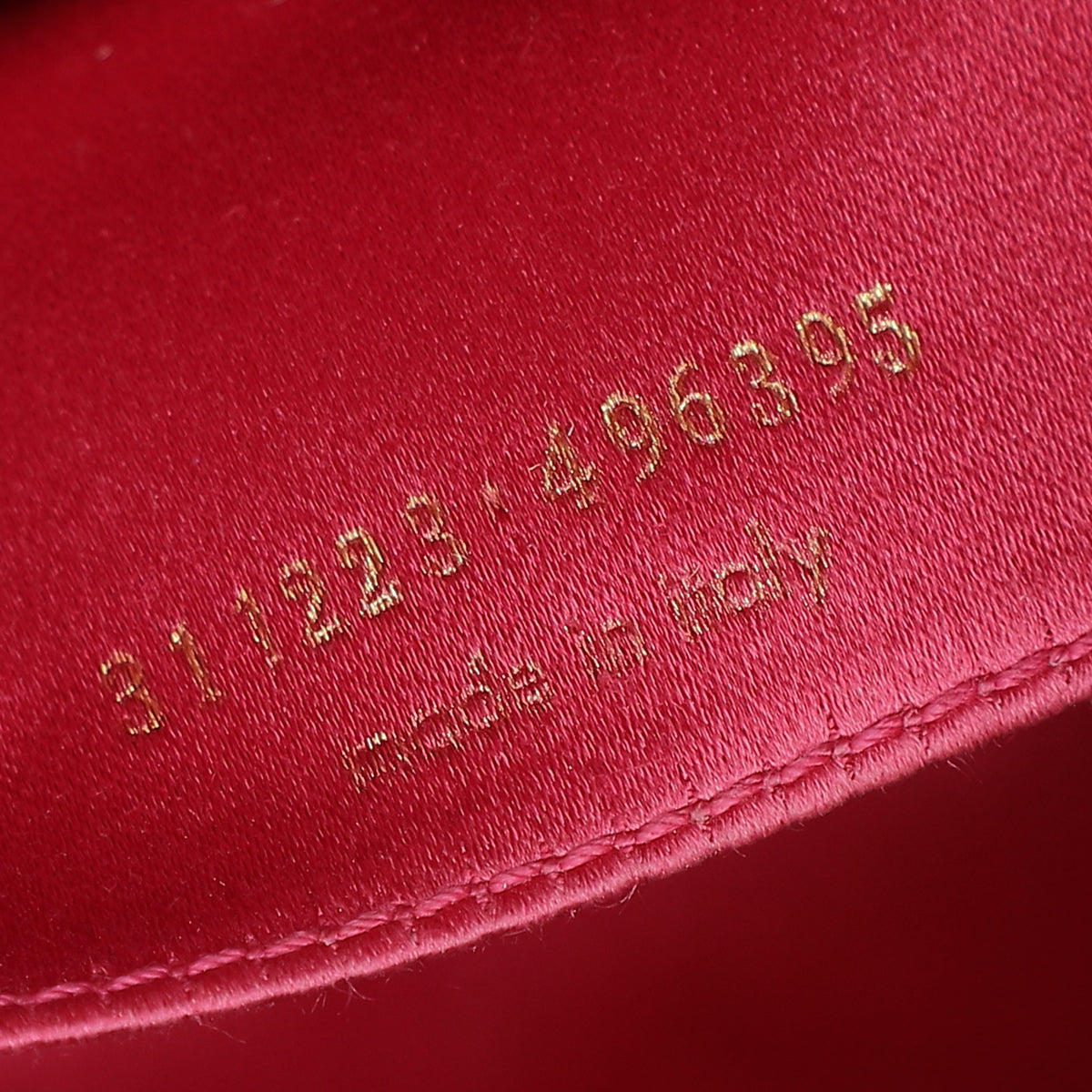 YSL Red Monogram Clutch