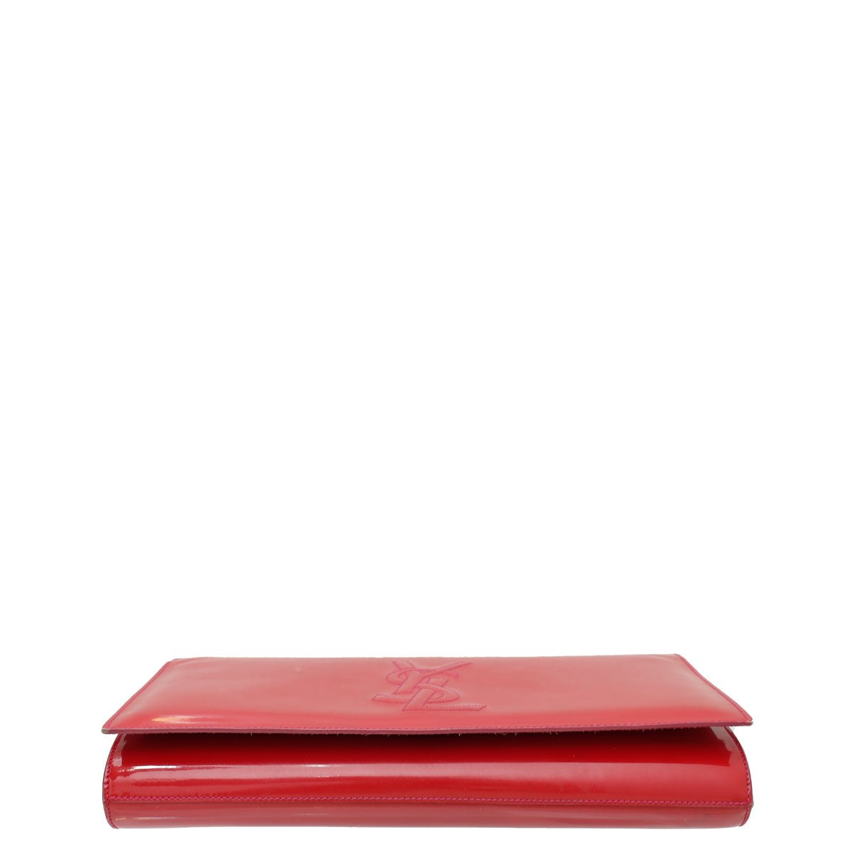 YSL Red Monogram Clutch