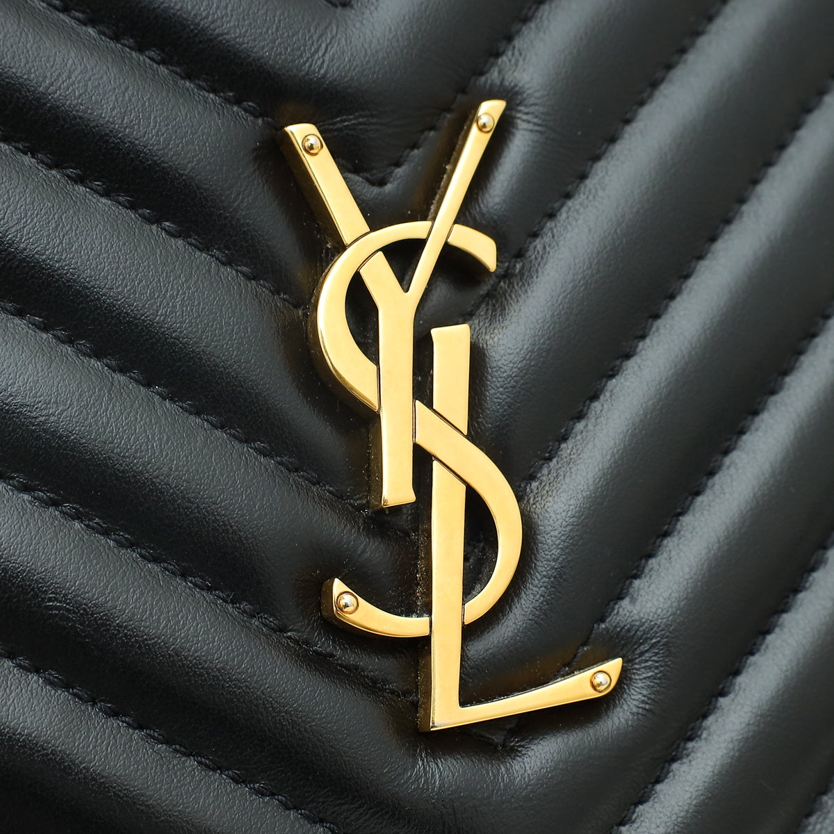 YSL Black Monogram Lou Tassel Camera Bag