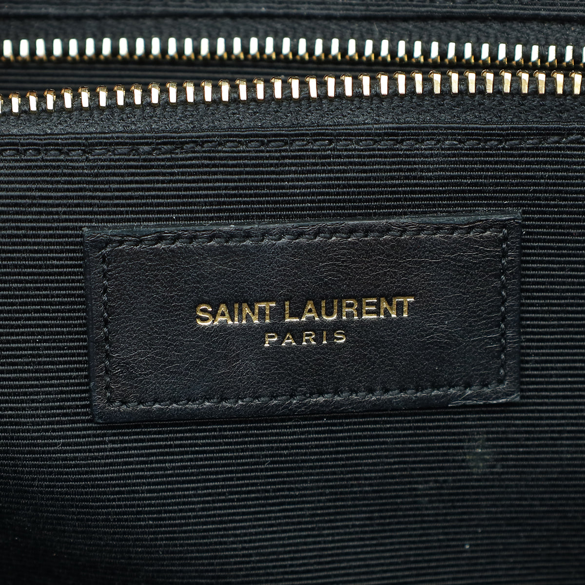 YSL Black Monogram Envelope Large Satchel Bag