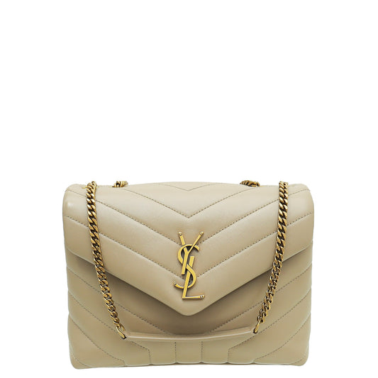 YSL Beige Loulou Small Bag