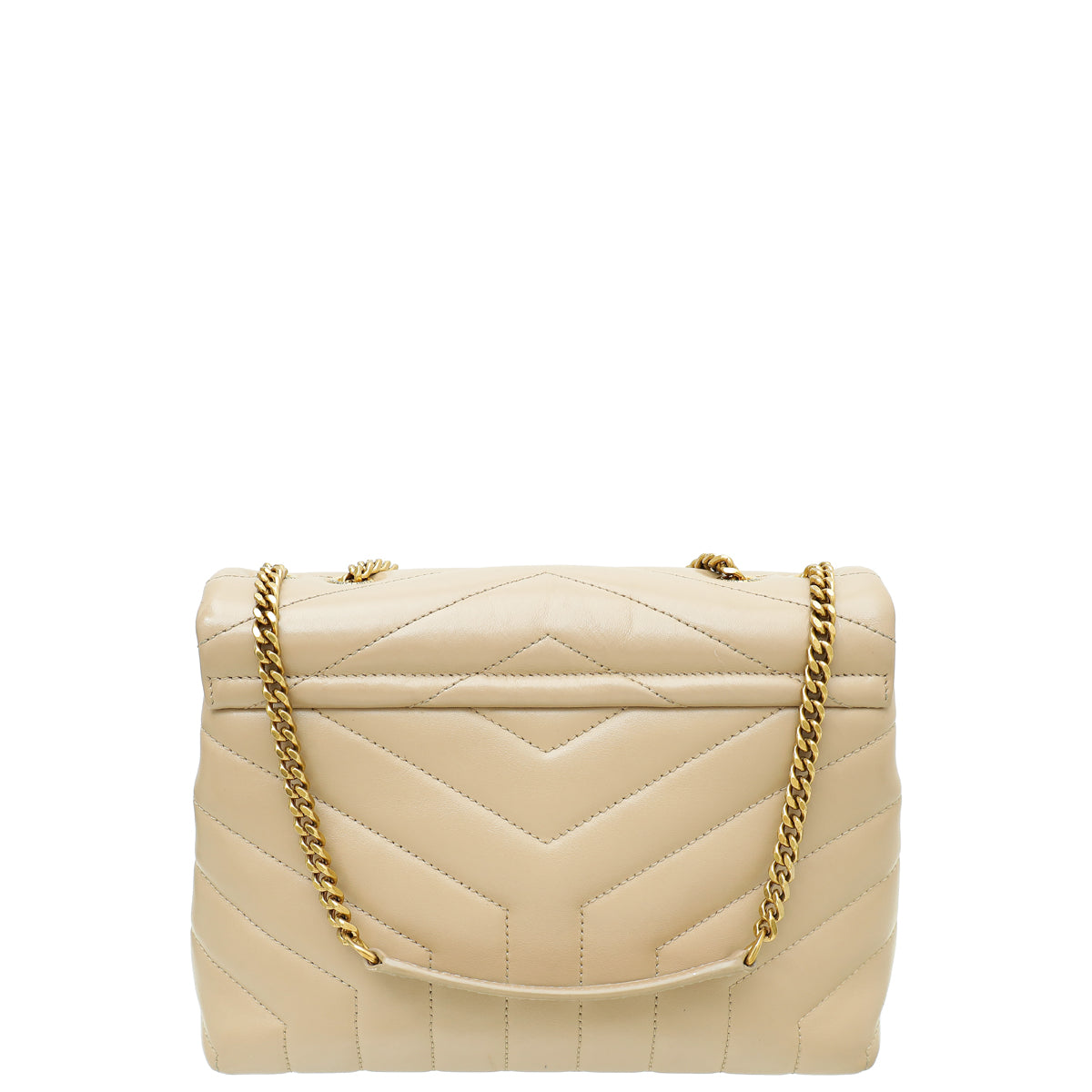 YSL Beige Loulou Small Shoulder Bag