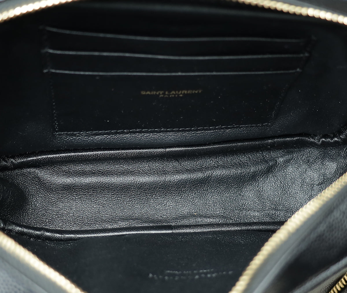 YSL Black Monogram Mini Lou Camera Bag