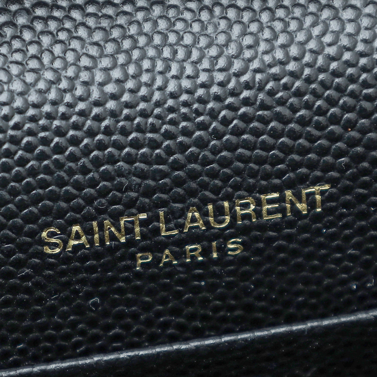 YSL Beige Cassandre Envelope Chain Wallet