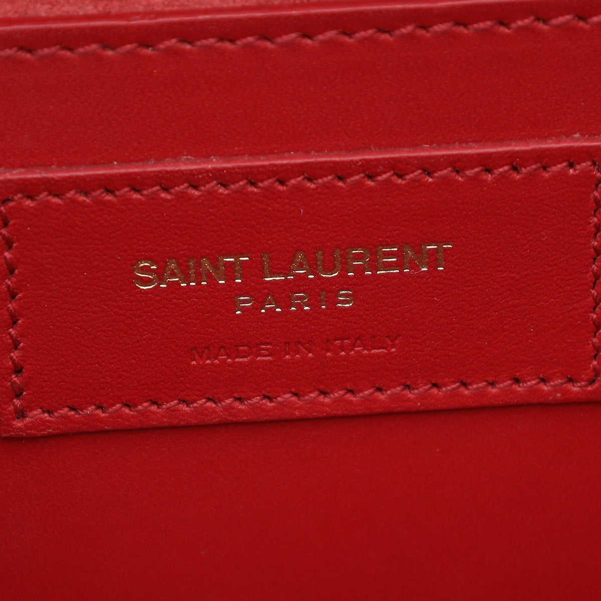 YSL Red Kate Tassel Clutch