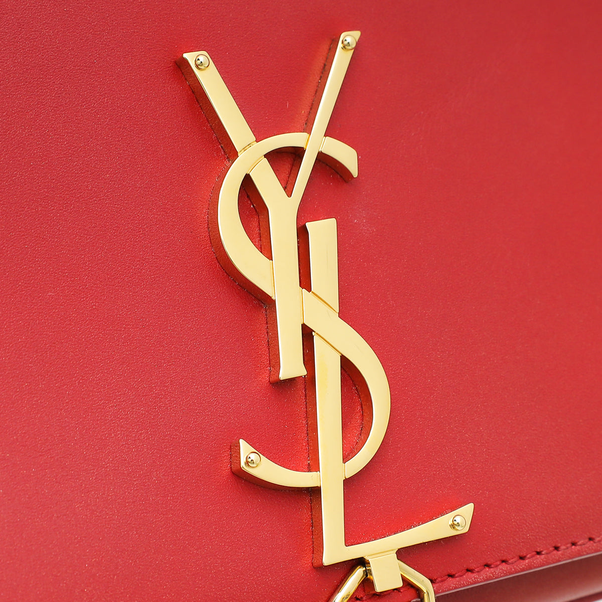 YSL Red Kate Tassel Clutch