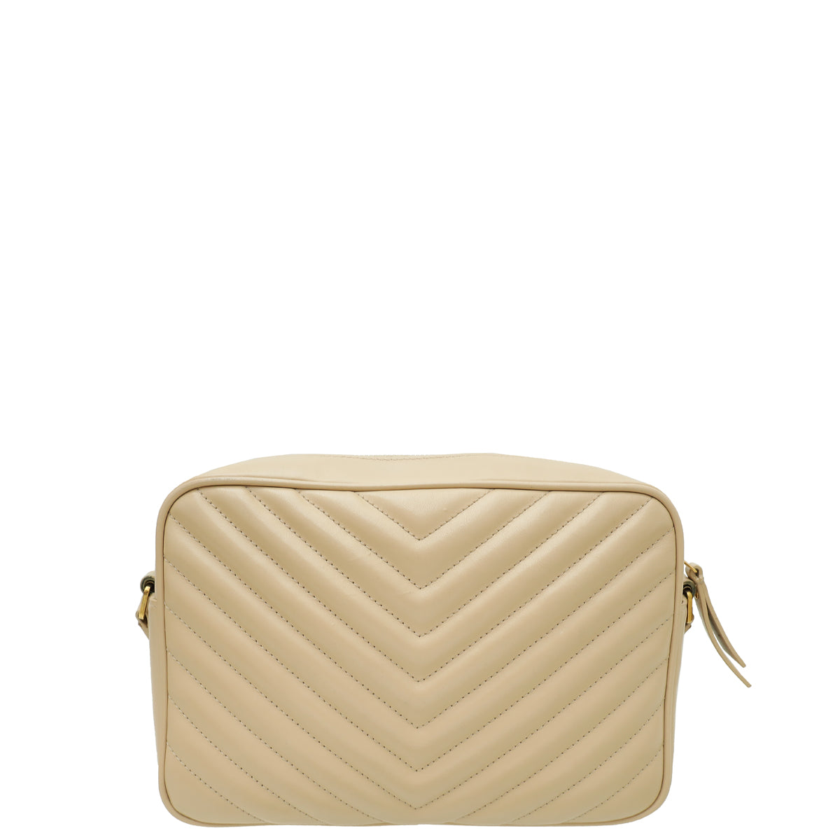 YSL Beige Monogram Lou Tassel Camera Bag