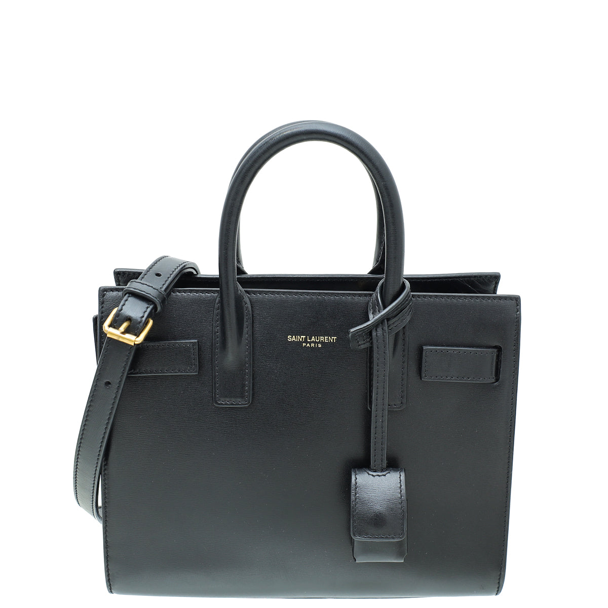 YSL Black Sac De Jour Nano Bag