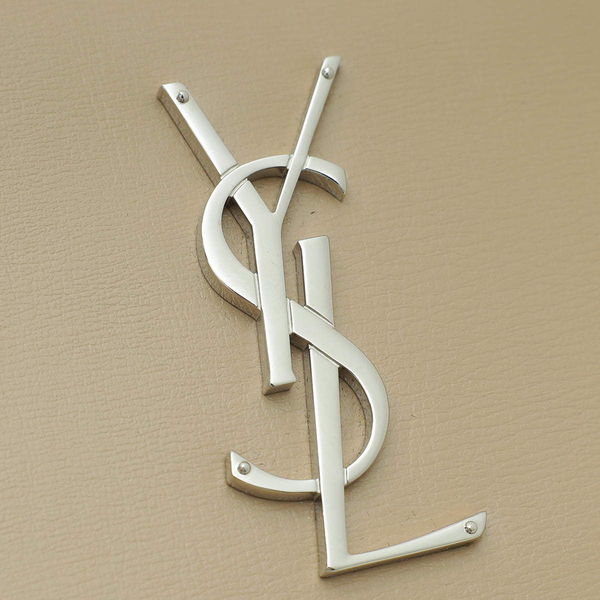 YSL Beige Sunset Medium Shoulder Bag