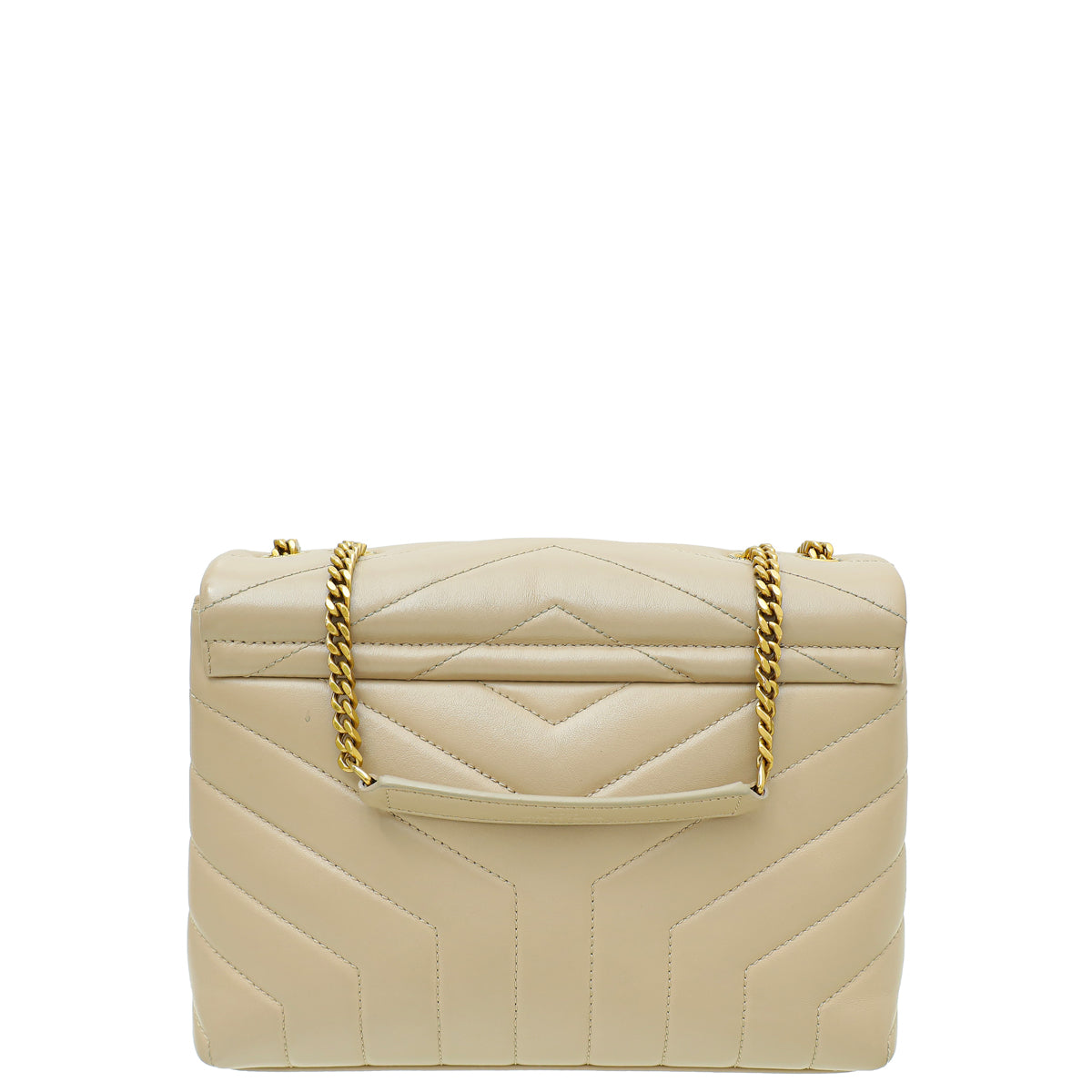 YSL Beige LouLou Flap Small Bag