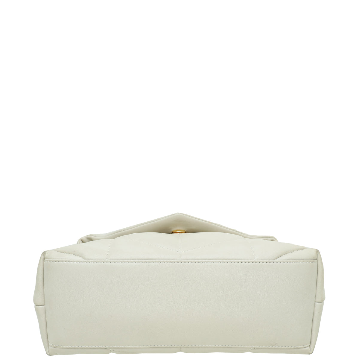 YSL Blanc Vintage Loulou Puffer Small Shoulder Bag