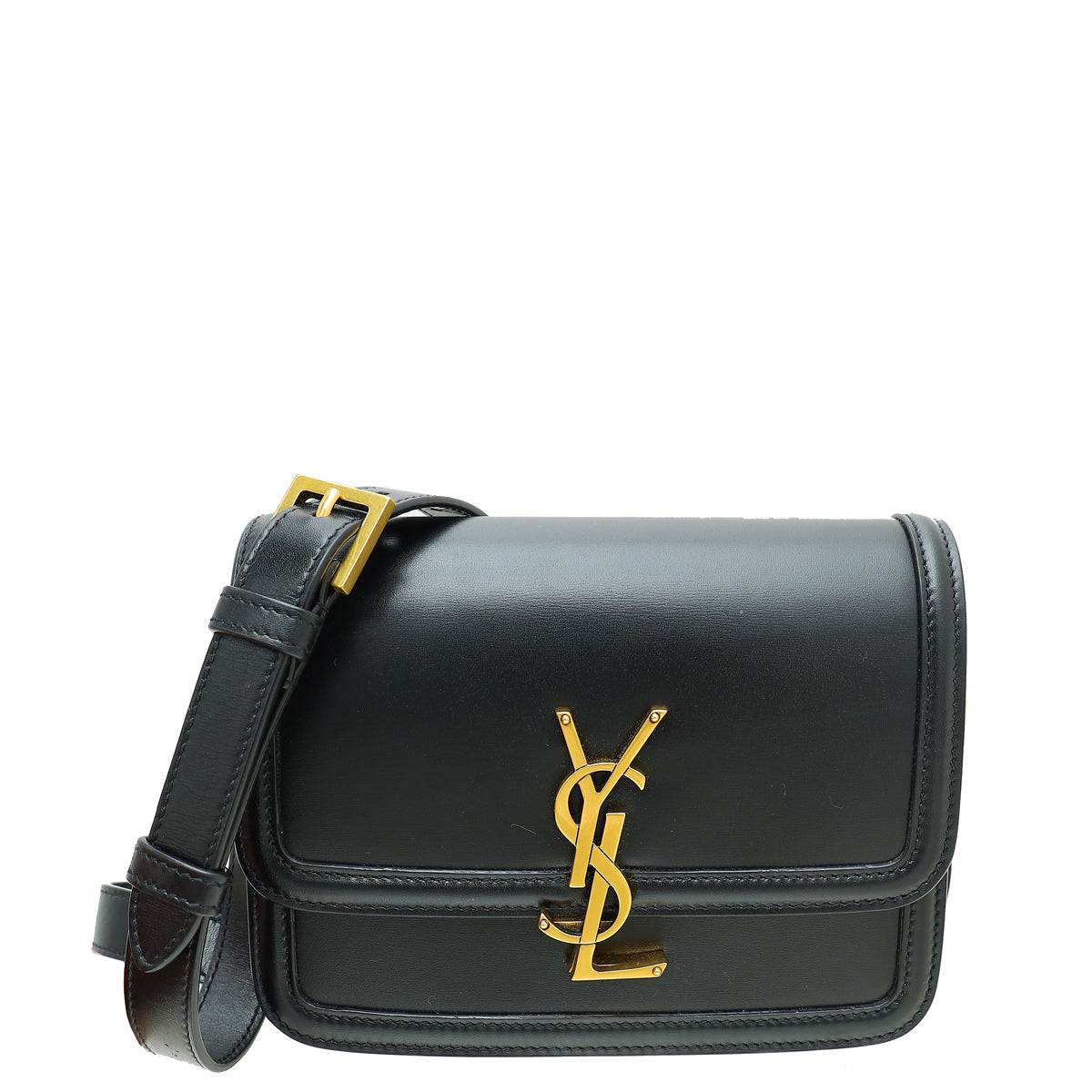 YSL Black Solferino Small Satchel Bag