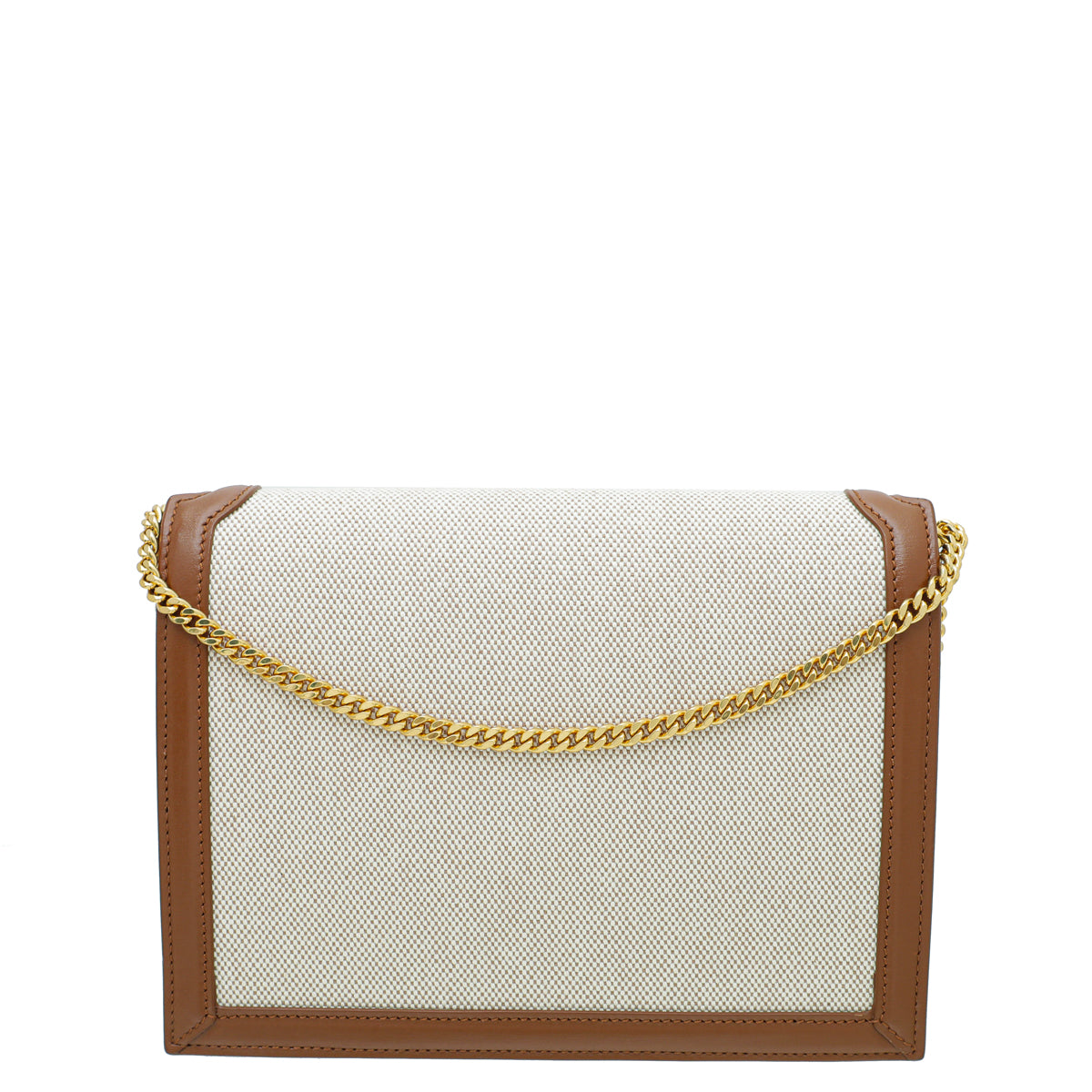 YSL Bicolor Cassandra Monogram Clasp Medium Flap Bag