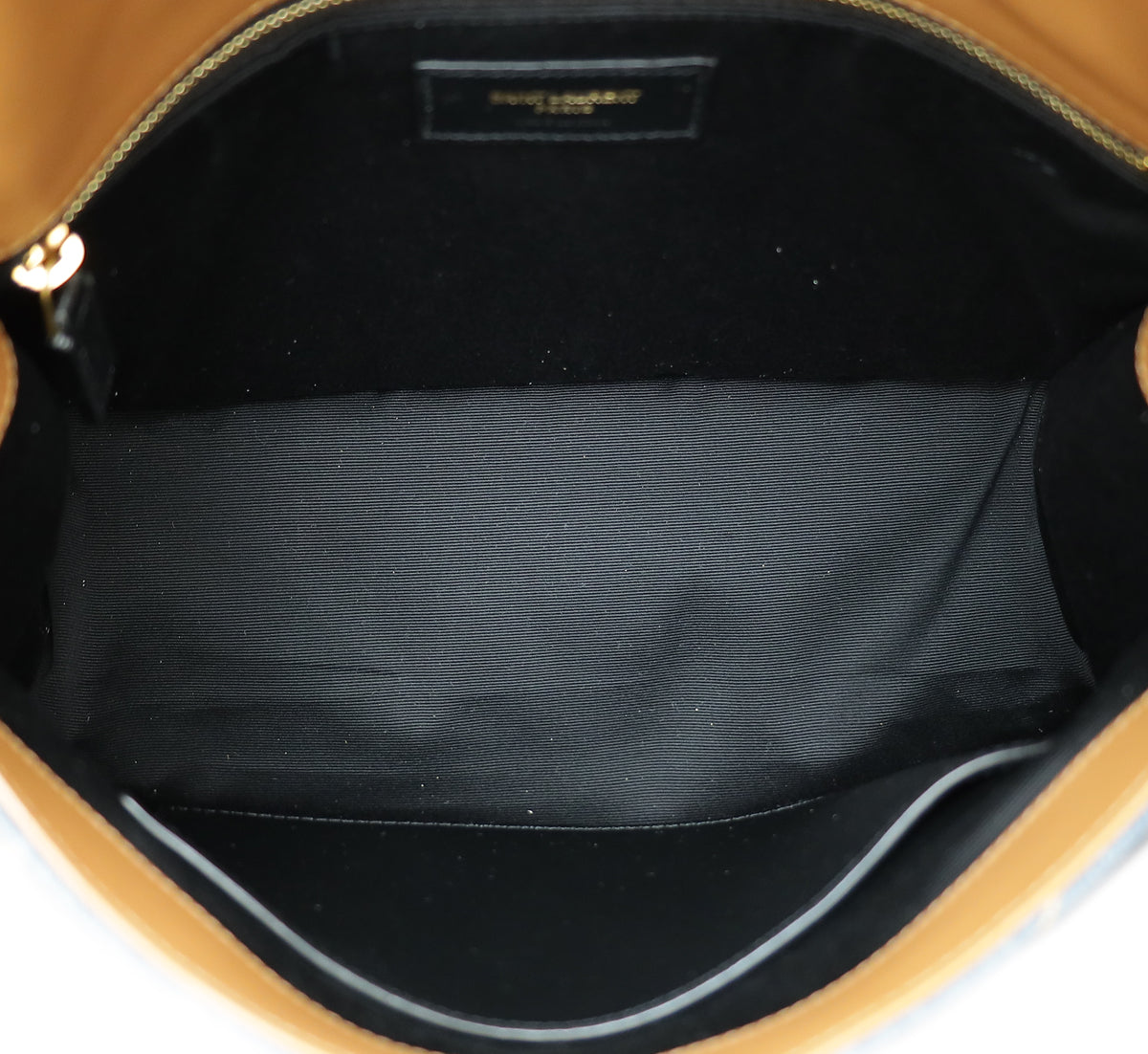 YSL Bicolor Denim Niki Medium Shoulder Bag