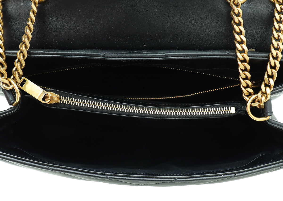 YSL Black Loulou Medium Bag