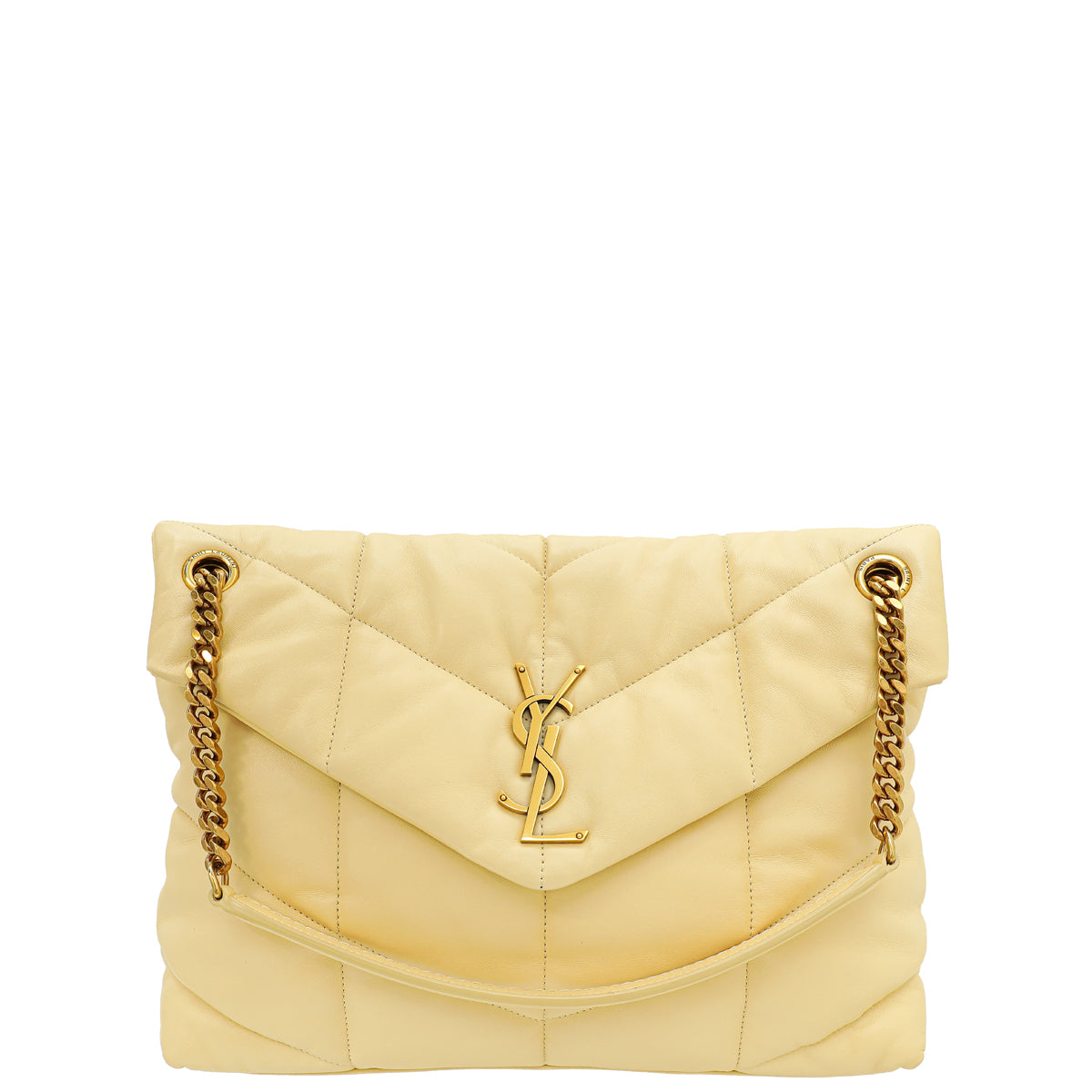 YSL Light Vanilla Puffer Medium Bag