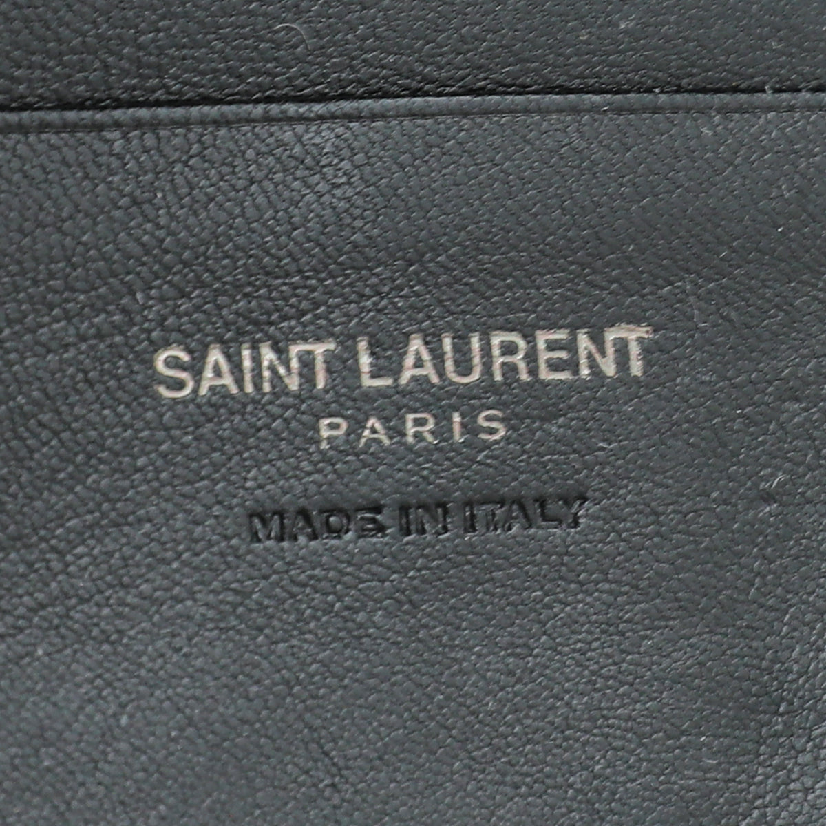 YSL Black Monogram Croco Embossed Toy Cabas Bag