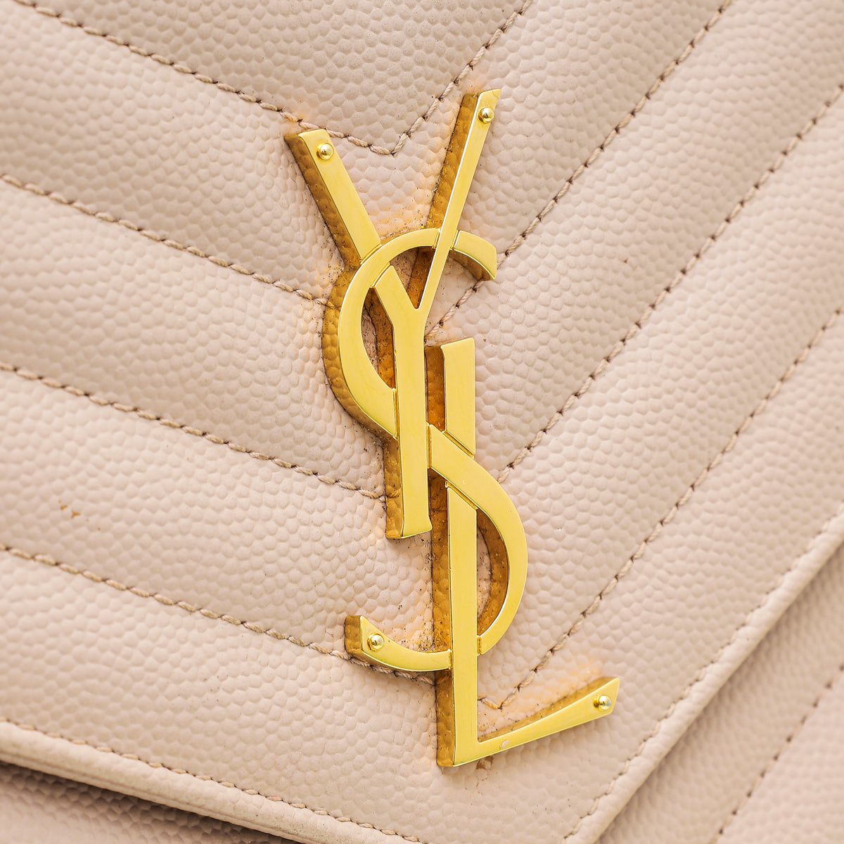 YSL Light Pink Cassandre Chain Wallet