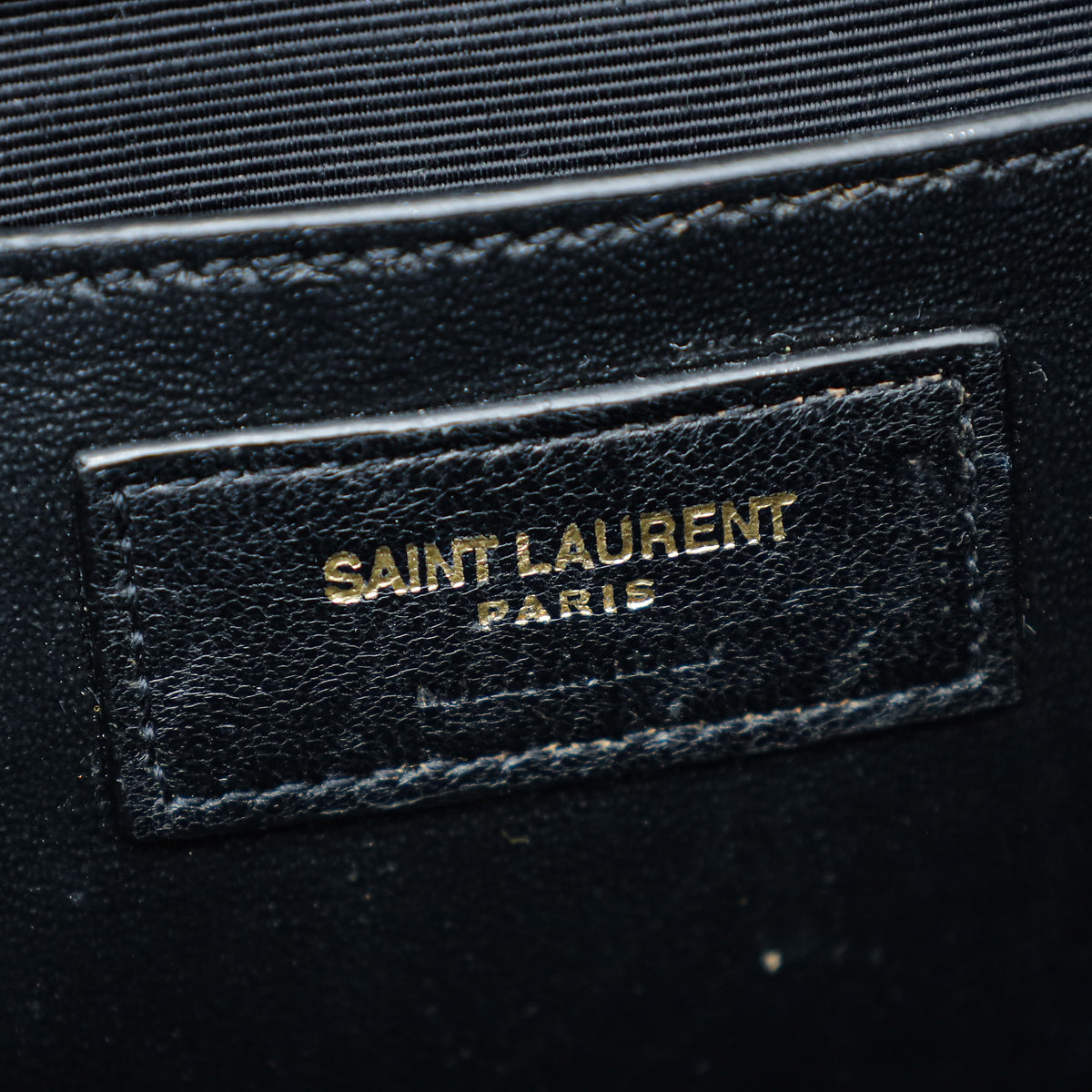 YSL Black Envelope Mix-Quilted Medium Bag