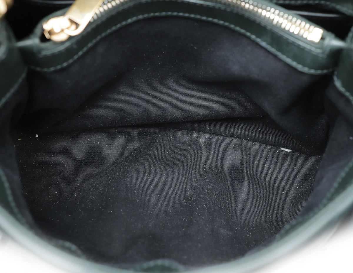 YSL Forest Green Loulou Small Bag