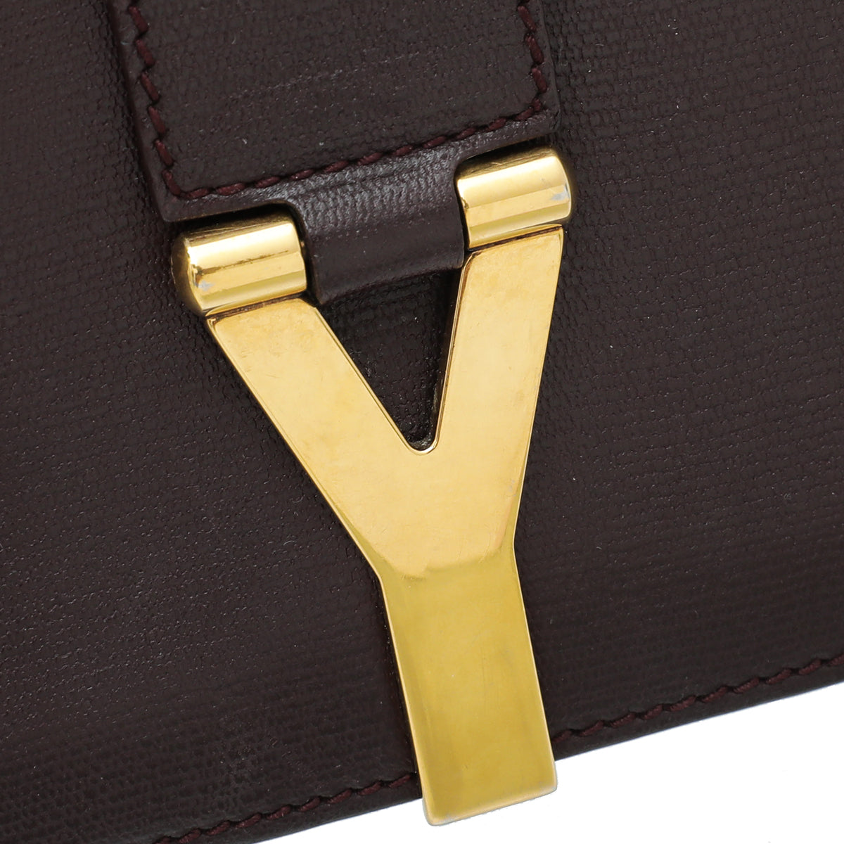 YSL Burgundy Chyc Crossbody Bag