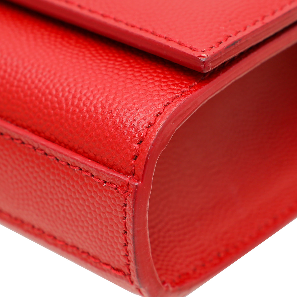 YSL Red Monogram Classic Cassandre Clutch