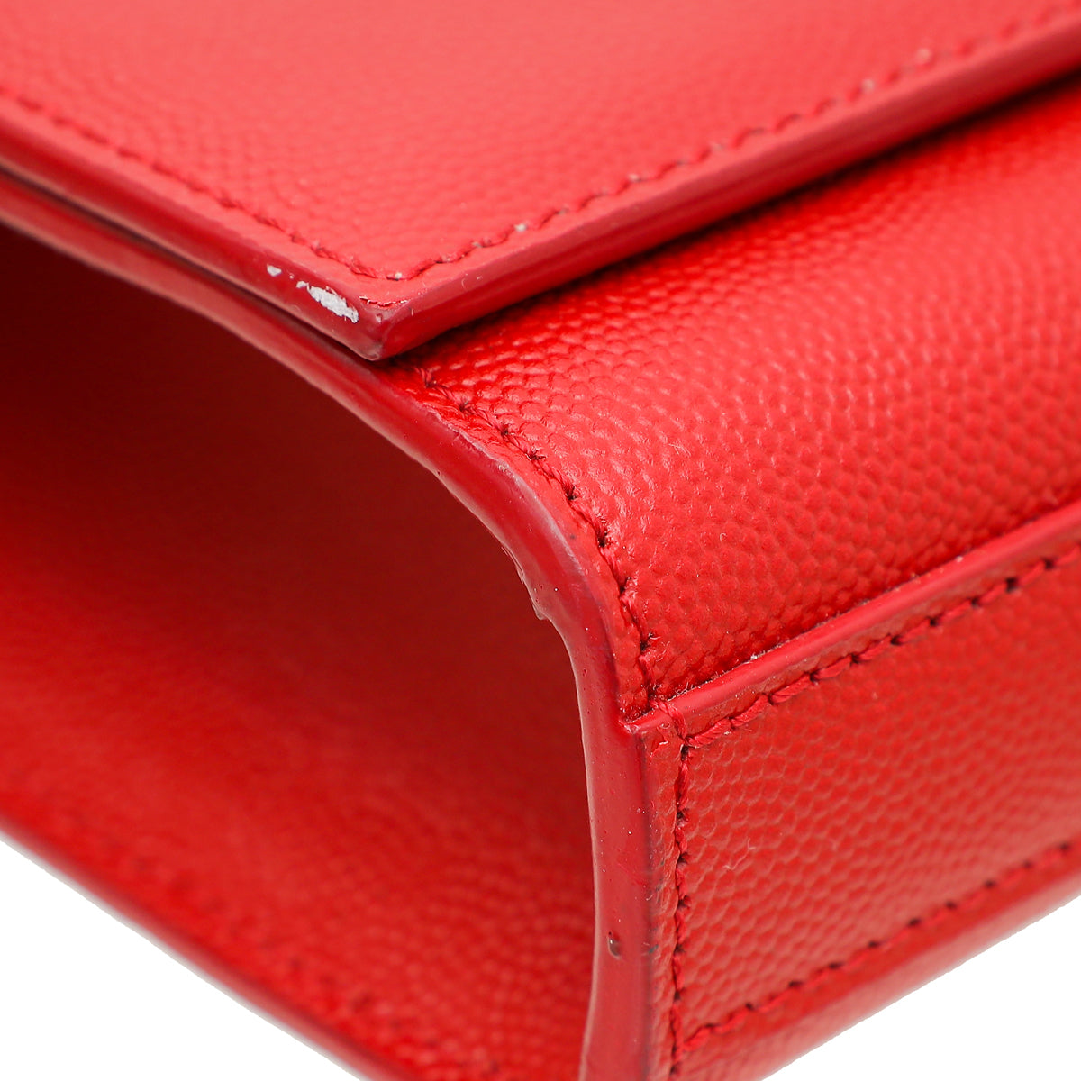 YSL Red Monogram Classic Cassandre Clutch