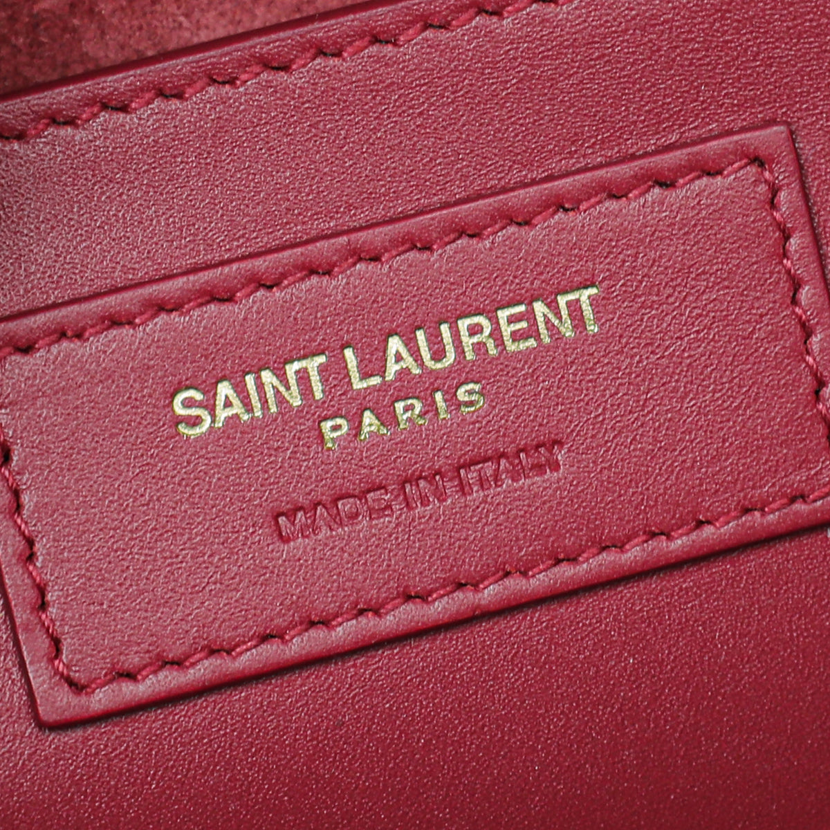 YSL Red Kate Tassel Medium Chain Bag