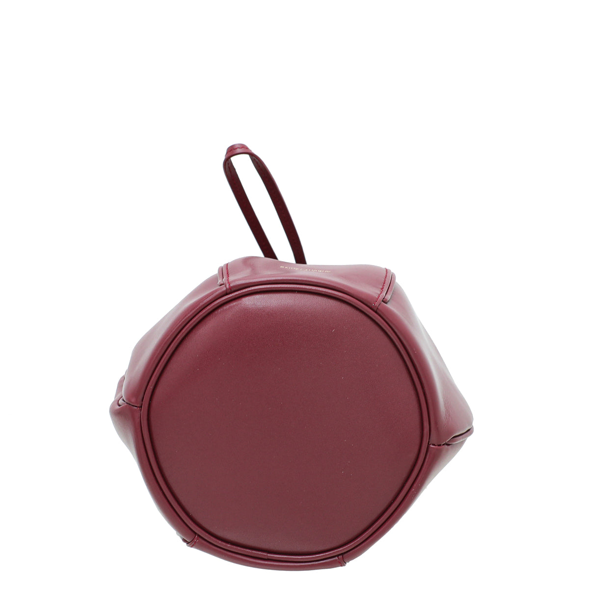 YSL Pale Burgundy Talitha Small Bucket Bag