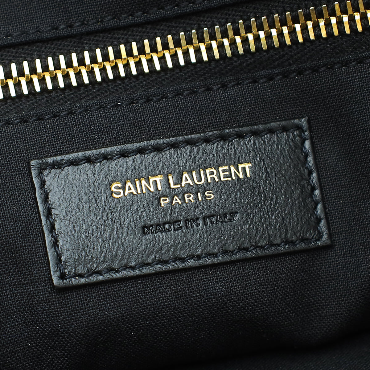 YSL Bicolor Rive Gauche Large Tote Bag