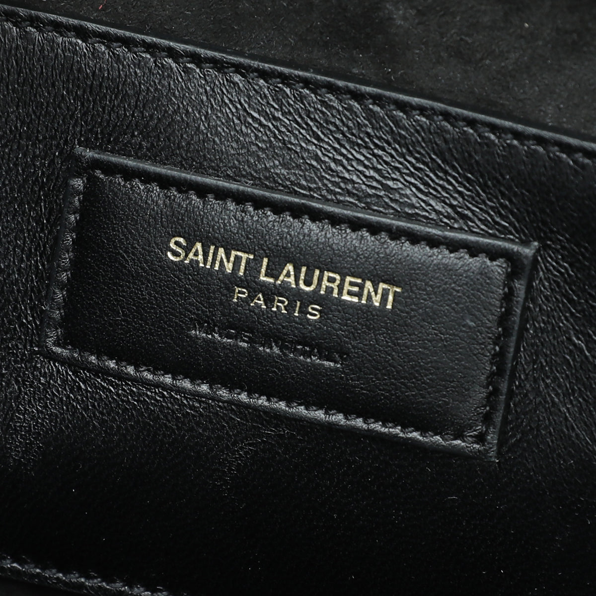 YSL Metallic Silver Monogram Satchel Flap Medium Bag