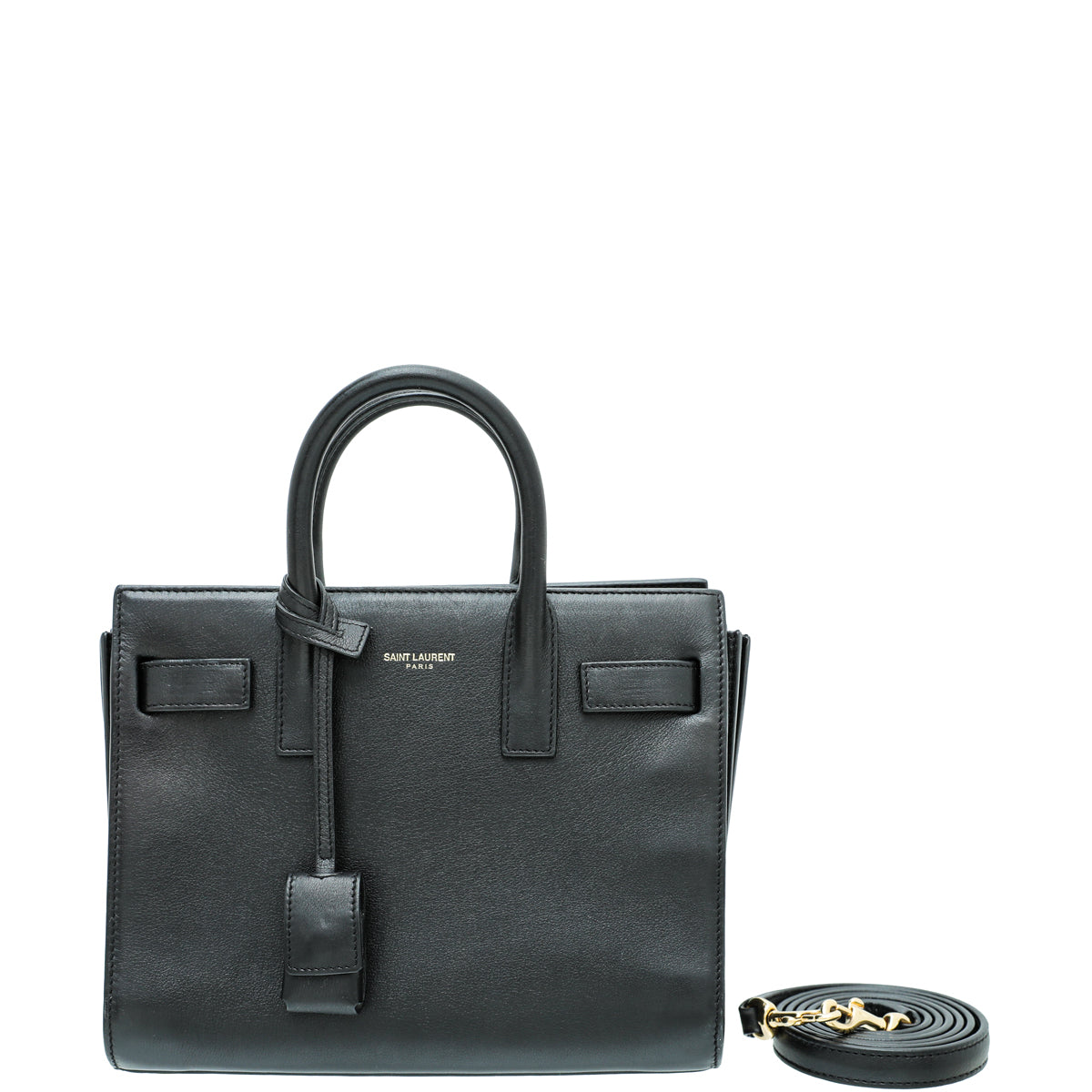 YSL Black Nano Sac De Jour Bag