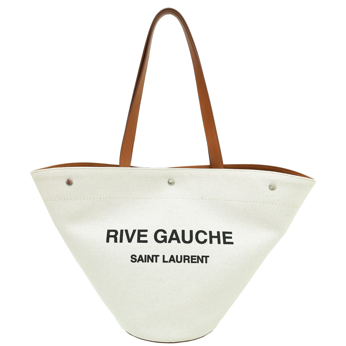 YSL Bicolor Rive Gauche Tote Bag