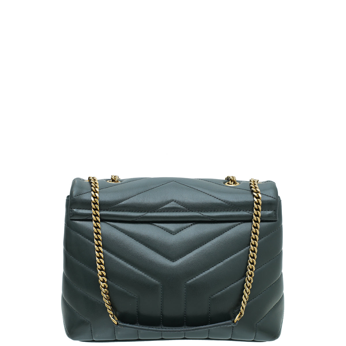 YSL Forest Green Loulou Small Bag