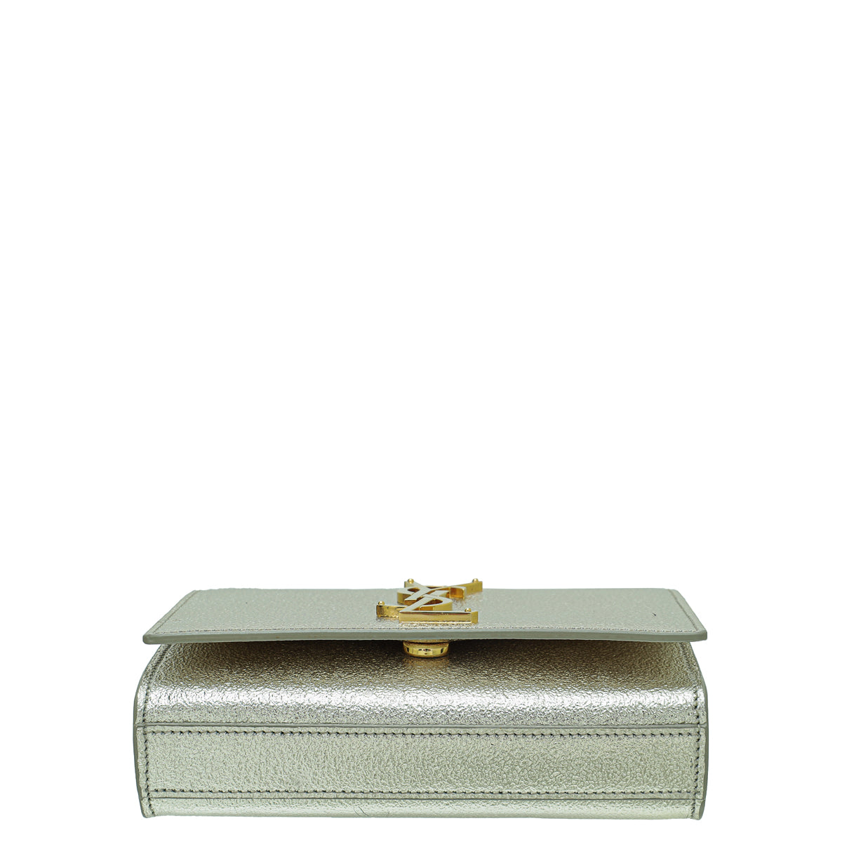 YSL Metallic Gold Mini Kate Chain Bag