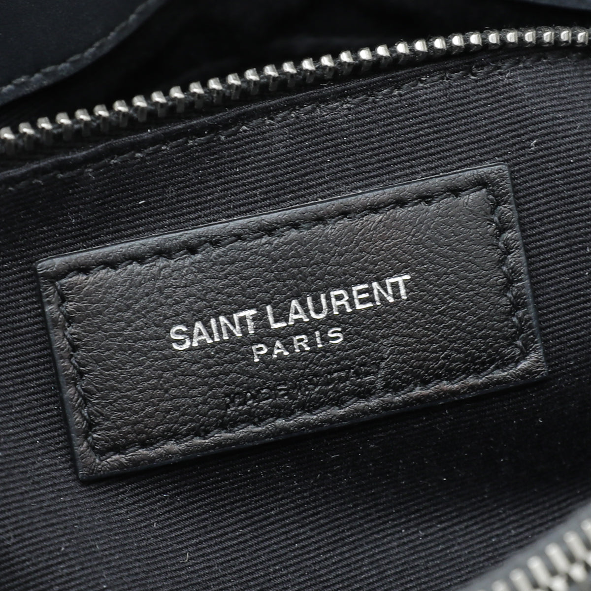 YSL Dark Grey Loulou Medium Flap Bag