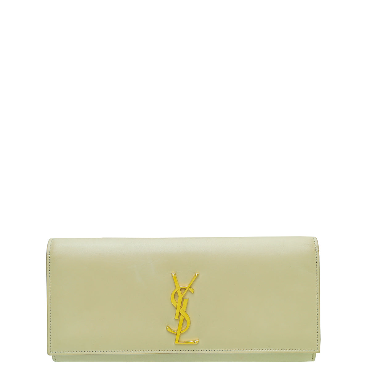 YSL Beige Classic Cassandre Clutch