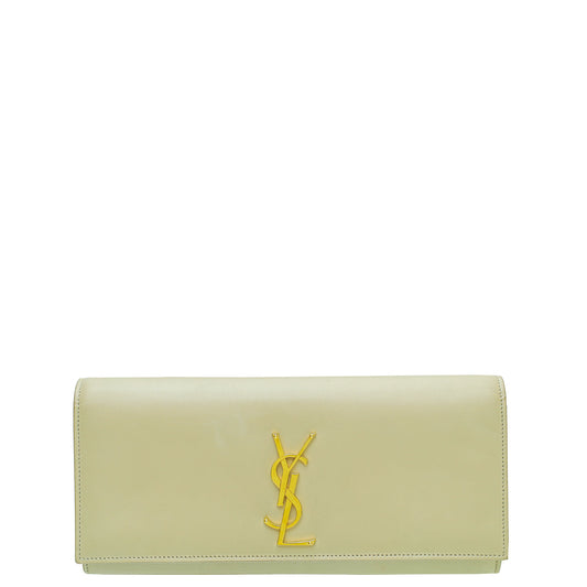 YSL Beige Classic Cassandre Clutch