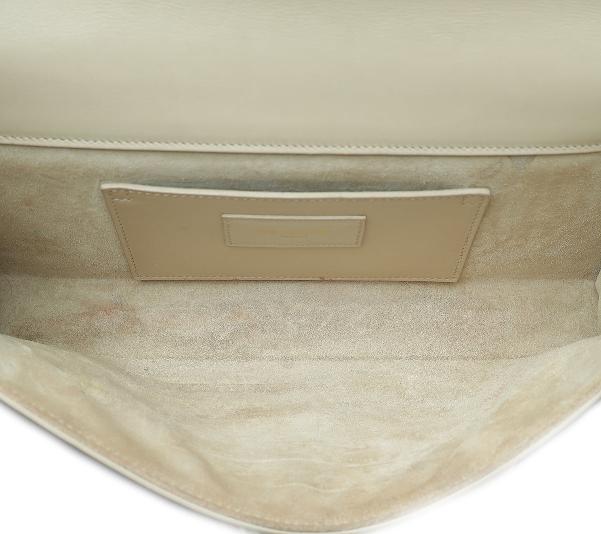 YSL Beige Classic Cassandre Clutch