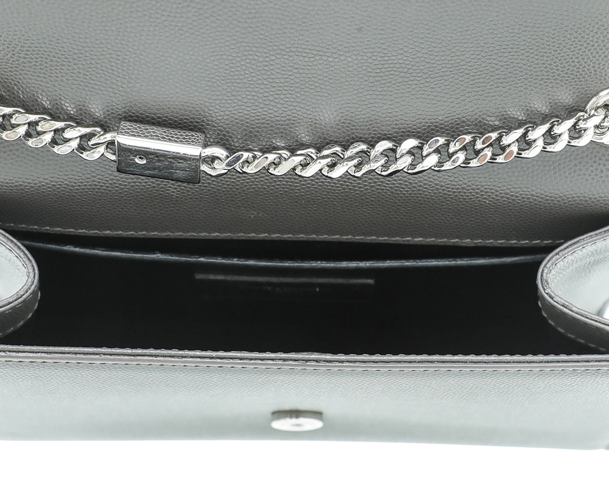 YSL Grey Monogram Kate Small Bag