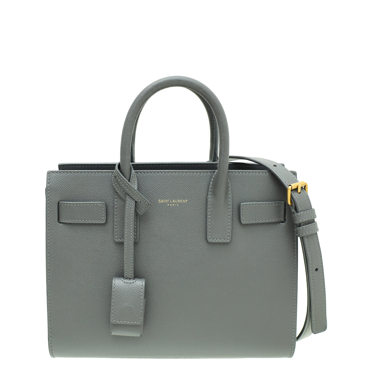 YSL Grey Sac De Jour Nano Bag