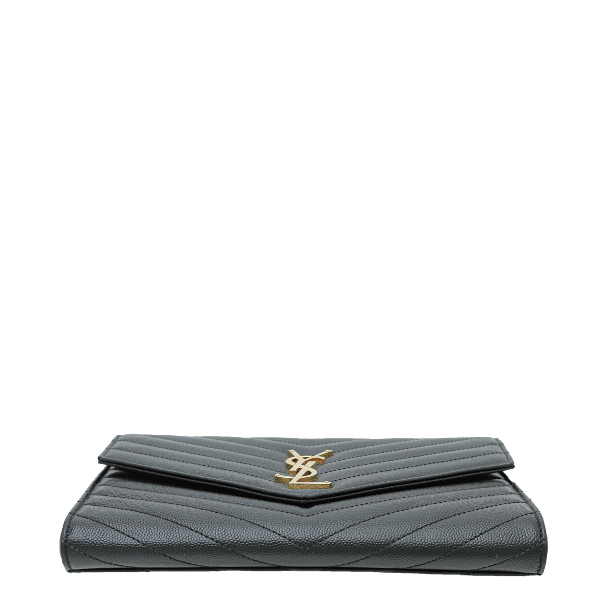 YSL Black Monogram Cassandre Flap Pouch