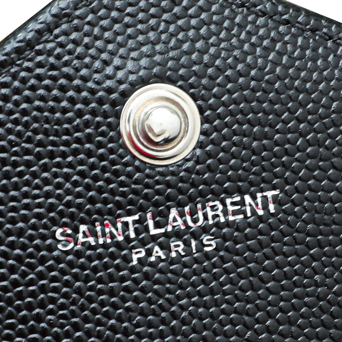 YSL Black Monogram Cassandre Chain Wallet