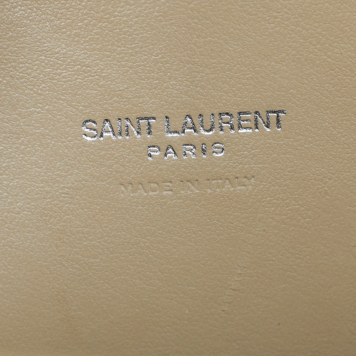 YSL Beige Croc Embossed Sac De Jour Nano Bag